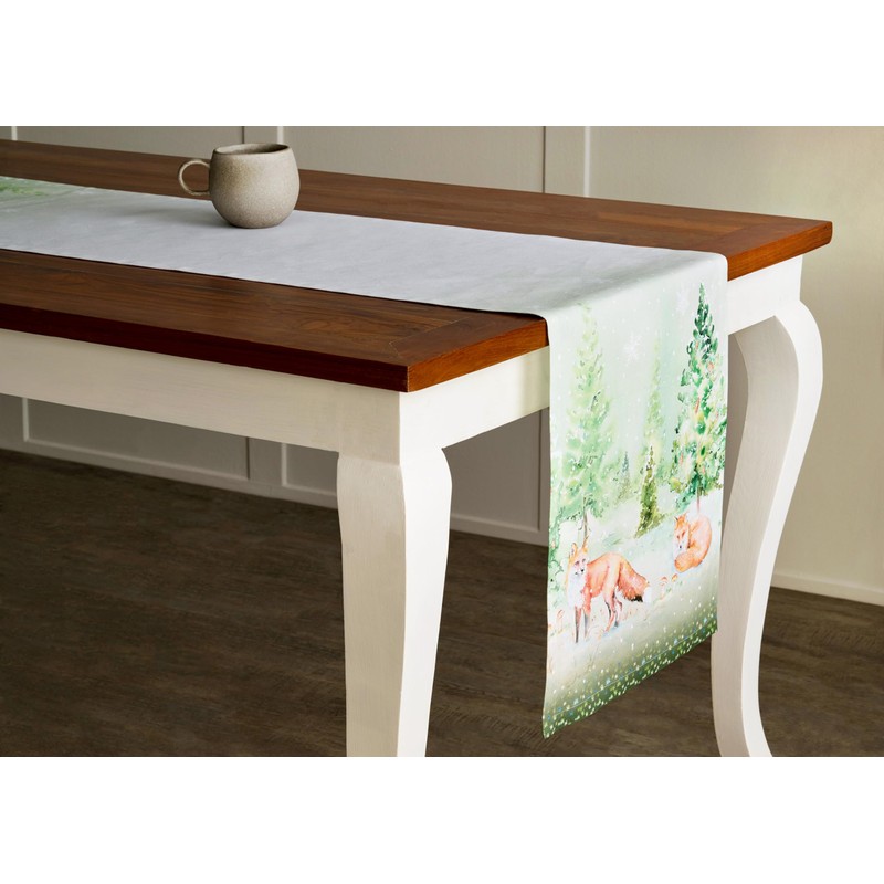 Maison d' Hermine Winter Mornings 100% Cotton Table Runner for