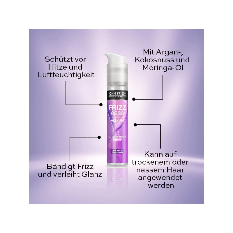John Frieda 4 in 1 Extra Strong Serum – Content: