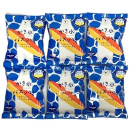 Charlie Shaved Ice Bath Salt, Menthol Blended, Cool Sensitive Ingredients, Set of 6 Trial Set (Cool Mint Scent 6 Packs)