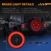 KARSAM Spare Tire Brake Light for 2018-2025 Jeep Wrangler JL