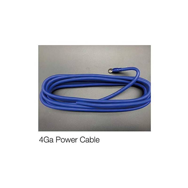 Blaupunkt AMK44 Car Audio Amplifier 4 Gauge Wiring Kit Blue