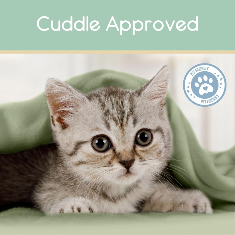 Full/Queen Size Microfleece Blanket | Fleece Bed Blanket | All-Season