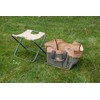 Esschert Design Canvas Tool Bag and Stool Carry-all