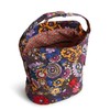 Vera Bradley Women's Premium Cotton Astoria Shoulder Bag, Colorful Bouquet,