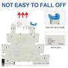 Tellegloww 15 Pcs Miniature Electromagnetic Relay 24V Coil DC/AC, PLC