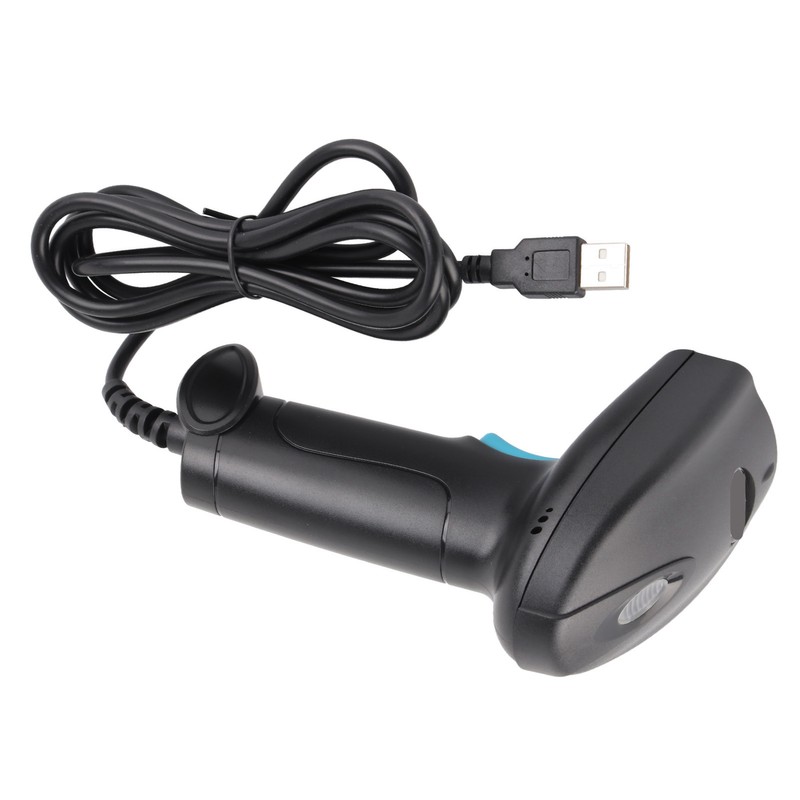 1D Barcode Scanner High Accuracy CCD USB Red Light Handheld