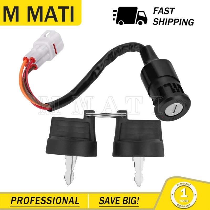 M MATI Key Ignition Switch Main Switch for Yamaha Grizzly