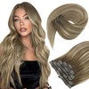 Sunny Hair Clip in Hair Extensions Human Hair Invisible Clip