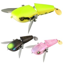 deps Depth Bass Lure NZ Crawler #10 Smoke Black