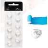 Open Domes 8mm Double Vent Hearing Aid for Oticon Replacements,