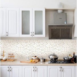 Urban Decor MagicWood Peel and Stick Vinyl Wall Panel (Terrazzo) 10 pcs/10sqft