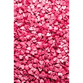SPRINKLY - Glimmer Hearts - Deep Pink - 150g