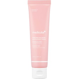 Medicube Salmon DNA PDRN Crema hidratante hialurónica rosa, crema calmante rosa, ácido hialurónico, niacinamida, hidratante y reafirmante, tono de piel desigual, cuidado de los poros, cuidado de la