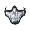 Nuprol Lower Face Skull Mesh Mask; Black