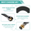 DLYYPLUS Silicone Shower Hose, Ultra-Soft Flexible Handheld Shower Head Hose