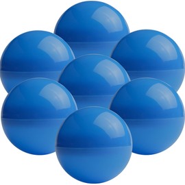 Vending Machine Capsules - 3" BLUE Empty Plastic Capsules - 14 Pcs Toy Capsule - Blue Round Large Easter Eggs - Bath Bombs Molds - Party Favors DIY Craft Supplies