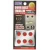 HASEPRO Magical Carbon NEO [Door Bolt Emblem] (6 Pieces) Red