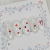 Signal Heart Handmade Nail Tips - Oval M / 시그널