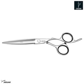 JAGUAR HERA Hair Scissors 5.75 Inches | Hairdressing Scissors in Crane Design with Forged Finger Hook and Rounded Dagger Blade | Polished | Made in Germany