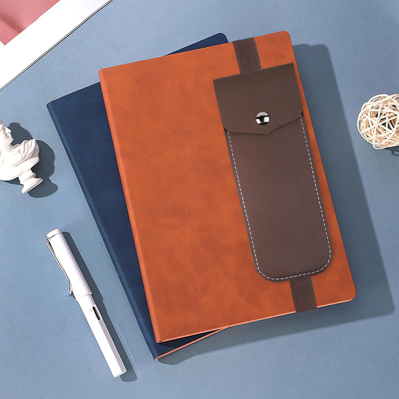 Czzmy Pen Holder Notebook, Pen Holder with Adjustable Elastic Band,