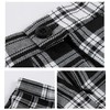 Beautifulfashionlife Women Girls Short Plaid Pleated Skirts Uniform Cosplay Costumes,