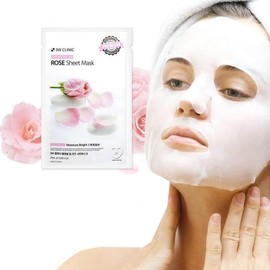 3W Premium Essential Up Rose Cotton Mask Sheet (10 sheets) 2ea
