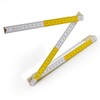 Gunpla Wooden Folding Ruler, 2m Length Double-Sided Carpenter Metric Scale