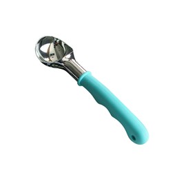 Good Living Stainless Steel Ice Cream Scoop with Soft Touch Rubberized Handle #9369, Colors May Vary
