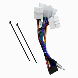 KONPON Car Audio Wire Harness for Toyota Daihatsu 10P/6P ATOTO Compatible Car Audio/Video System (A6/S8/SA102/F7) Car Antenna and Steering Audio Control Adapter