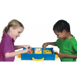 MUKIKIM SCRAMBLE - Shape Sorting board Game! Race To Match the Shapes In the Right Slots