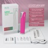 PELCAS Electric Dermaplaning Tool Kit with LED Light, Mini Face
