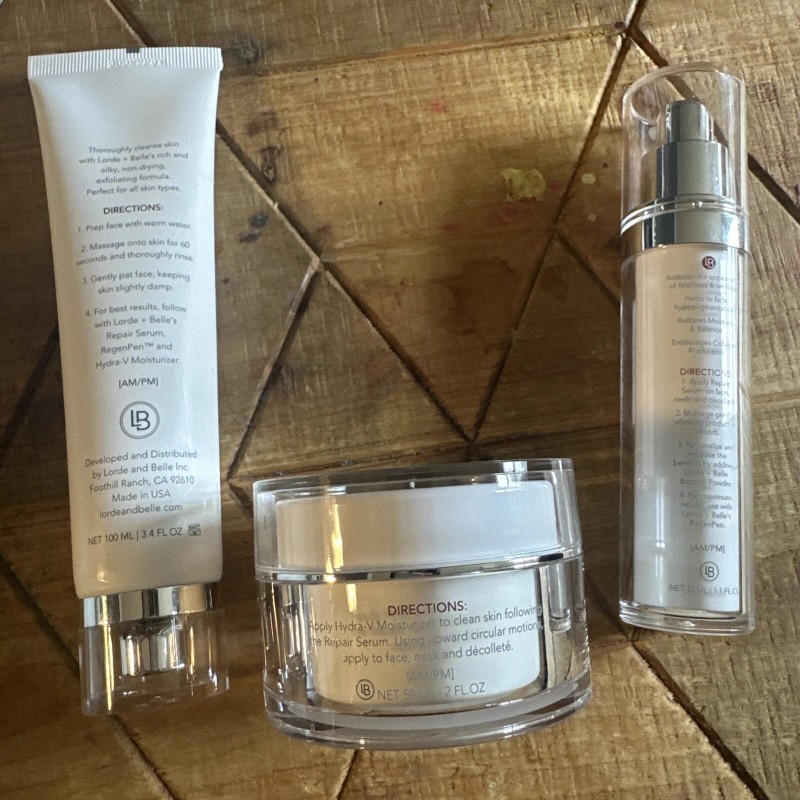 LORDE+BELLE $200 RETAIL!! LORDE + BELLE CC SKINCARE REGIMEN (Cleanser
