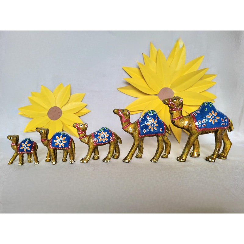 DreamKraft - Escaparate de papel hecho a mano, 5 camello,
