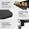 PEGZONE Desk Extender Tray, 24" x 14.4" Clamp On Desk