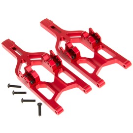 Suspension Arm Compatible with Traxxas 1/10 T-Maxx E-Maxx Upgrade RC Car Lower Suspension A Arms Aluminum Alloy Part Replace 5132R(Red)