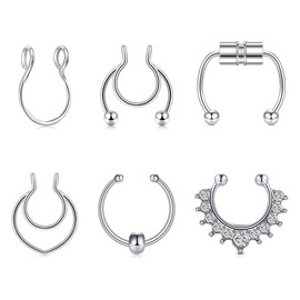 Briana Williams Faux Septum Nose Ring: Clip-On, Women's Septum Jewelry
