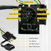 Trailer Wiring Adapter 4-Way Flat to 7-Way 4-Pin Female, Dual-Output