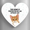 Global Designs Ginger Tabby Kitten Cat Home Protected Attack Cat