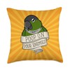 Parrot Poop On Your Enemies I Green Cheek Conure Throw