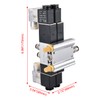 Heschen Electrical Pneumatic Twin Solenoid Valve, 4V230C-08, 24VDC, PT1/4, 5