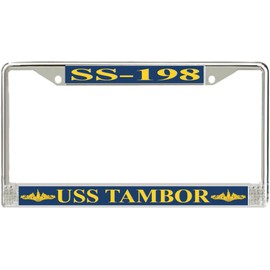 MilitaryBest USS Tambor SS-198 Officer License Plate Frame