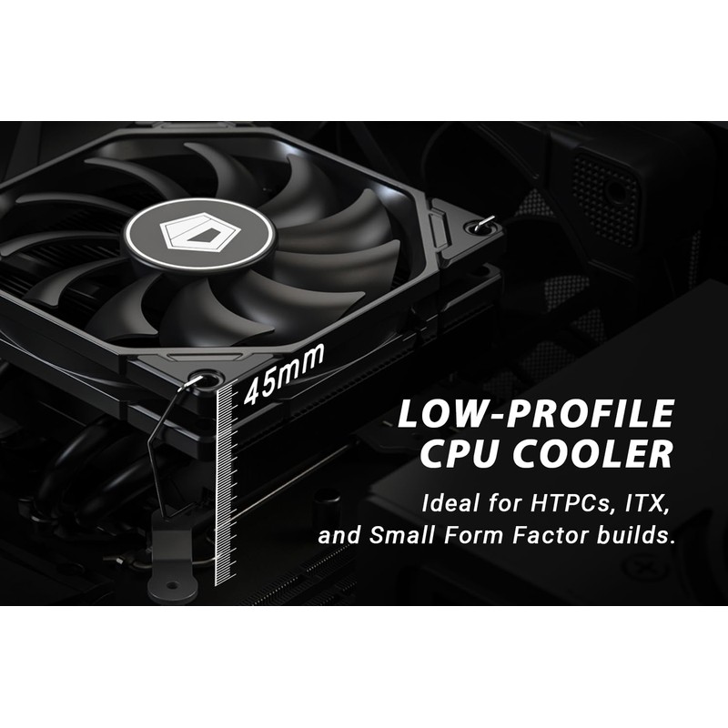ID-COOLING IS-40X V3 45mm Height Low Profile CPU Cooler 4