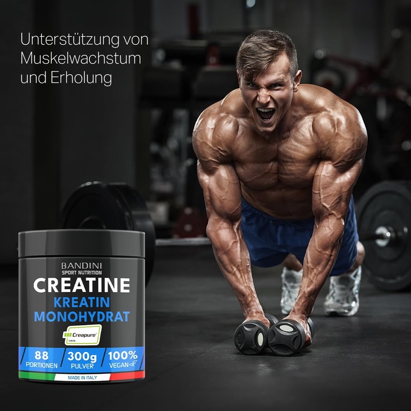 Bandini® Creapure® Creatine Monohydrate | 3000 mg Ultra Pure Micronised