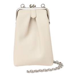 Ships for Women 310041149 Women's Pearl Motif Handle, Mini Shoulder Bag, Natural2