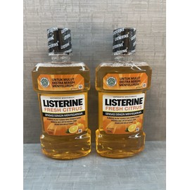 Listerine Ultraclean Fresh Citrus Mouthwash 16 oz. Pack Of 2 Ships Next Day