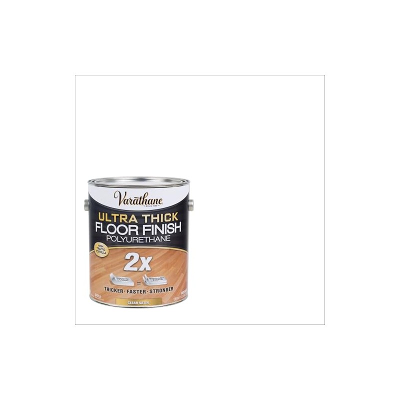 Varathane 298274 Ultra Thick Floor Finish Polyurethane, Gallon, Satin Clear