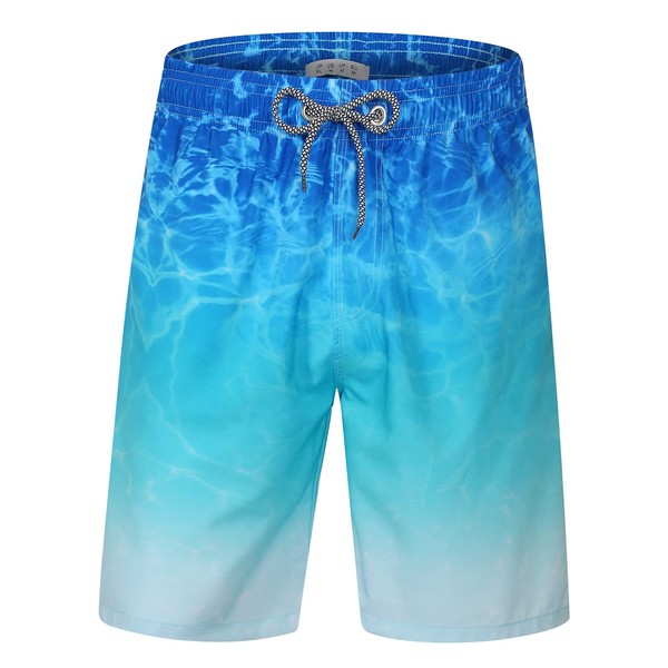 iCKER Men's Shorts, Swimming Trunks, Beach Shorts, Board Shorts, Quick-Drying