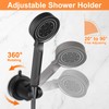 sourcing map 2pcs Shower Head Holder, Suction Cup Shower Head