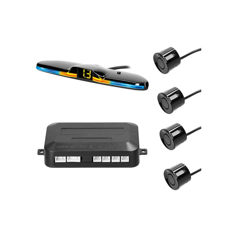 Baceyong LED Car Reversing Radar System Kit, Car Parking Sensor