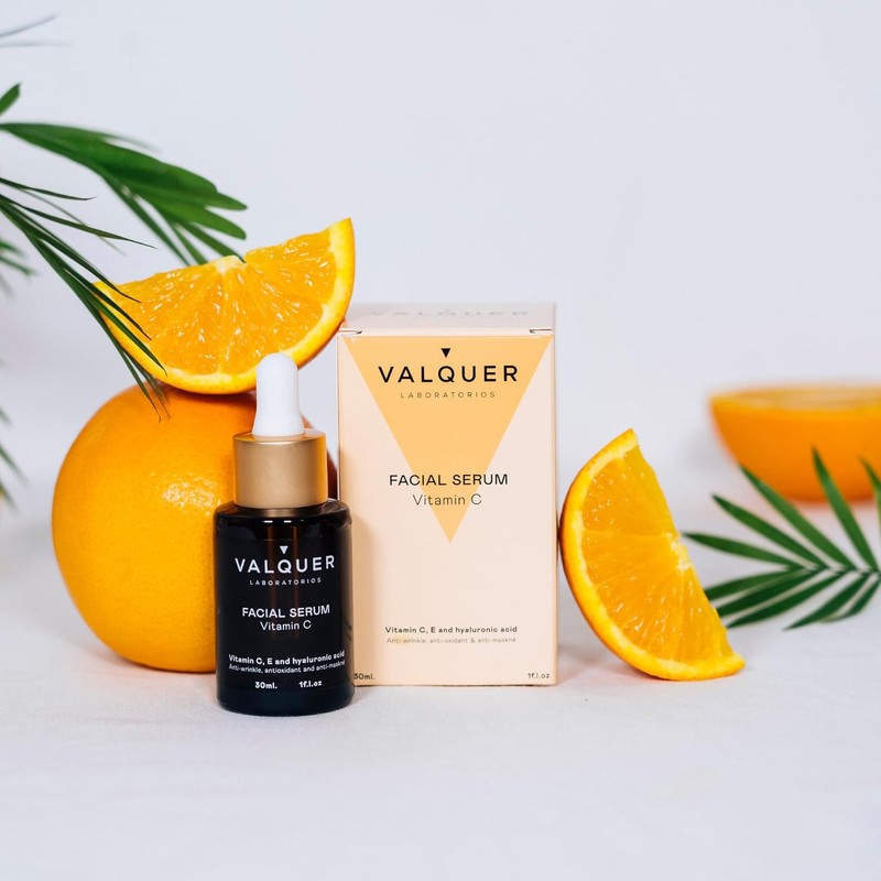 Valquer Pack Facial Vitamina C Serum 30 ml y Ampollas
